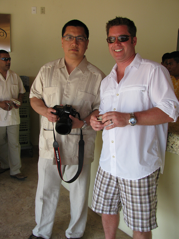 The shirt I am wearing was given to me by Scott and Marcella for this occasion.