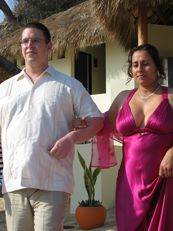 Kurt also got married in Mexico--in Tulum to be exact.