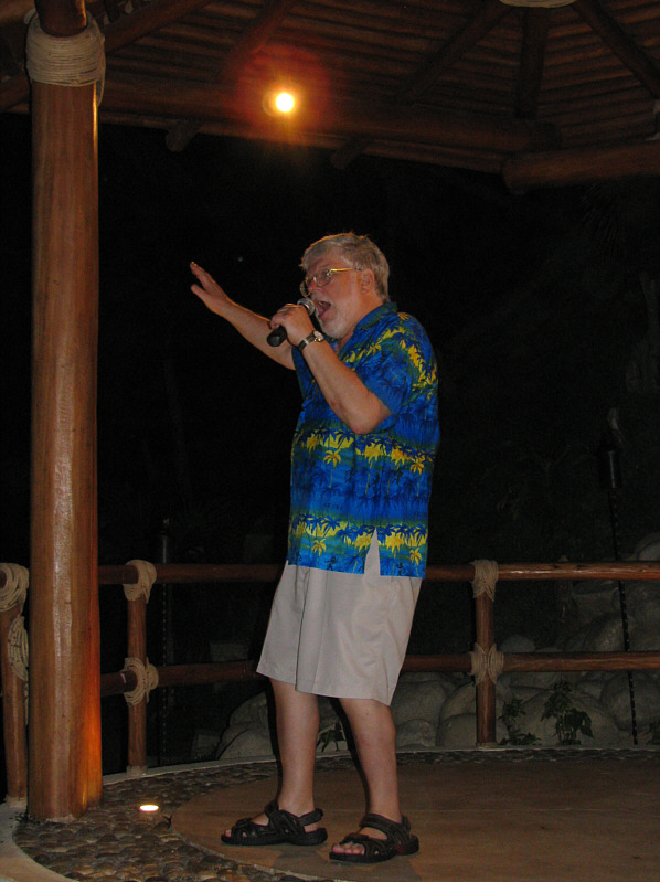 Hey Keith, Karaoke Night isn't until the day after tomorrow!