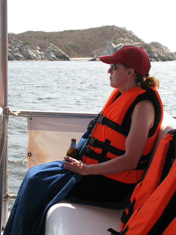 Joanne got a little seasick at this point.