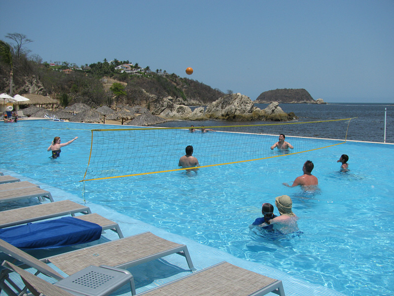 Wow. Joanne is actually in the water!