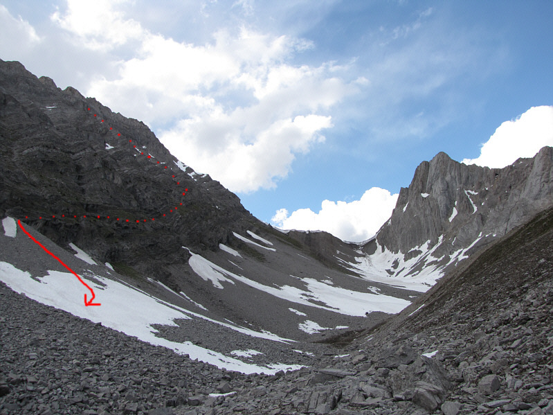 Took me about 90 minutes to get here from the summit.