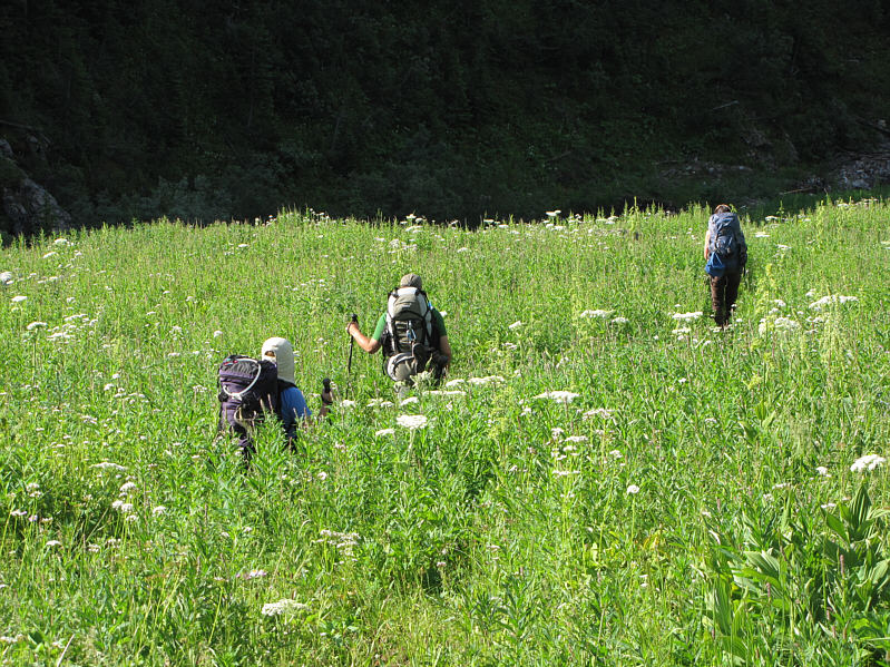 It took us about 2 hours to hike back to my car.