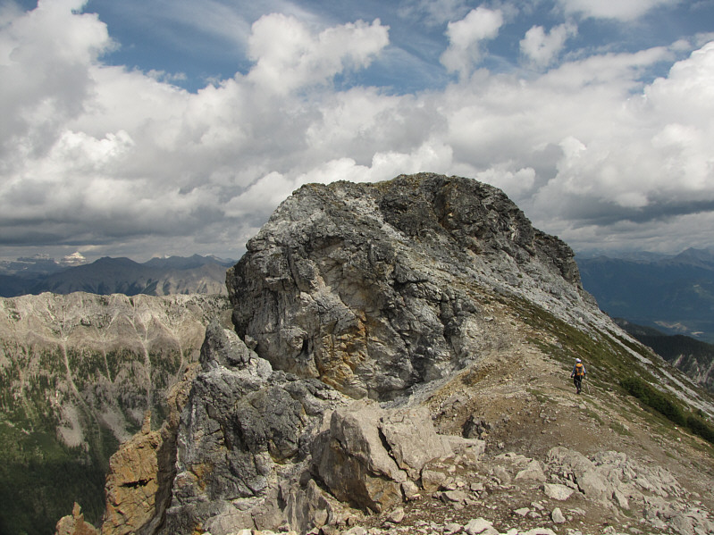 Dinah and I tagged this one first since Bob was busy shooting panorama photos on the other peak.