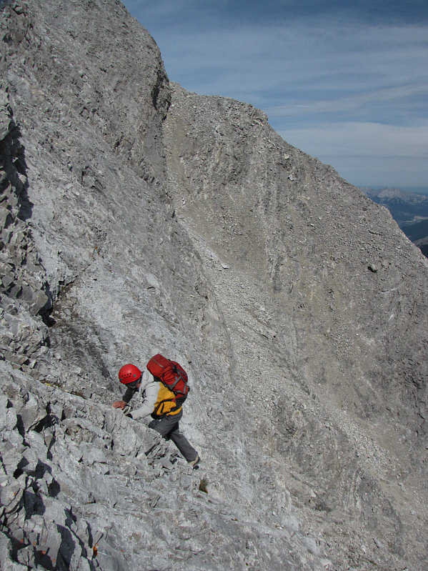 We're making the second detour off the ridge here.