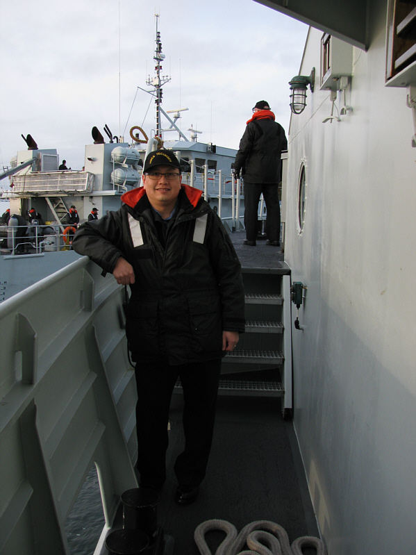 Going to sea at last!