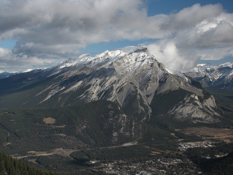 I still haven't hiked up Stoney Squaw (the forested hump in front of Cascade Mountain).