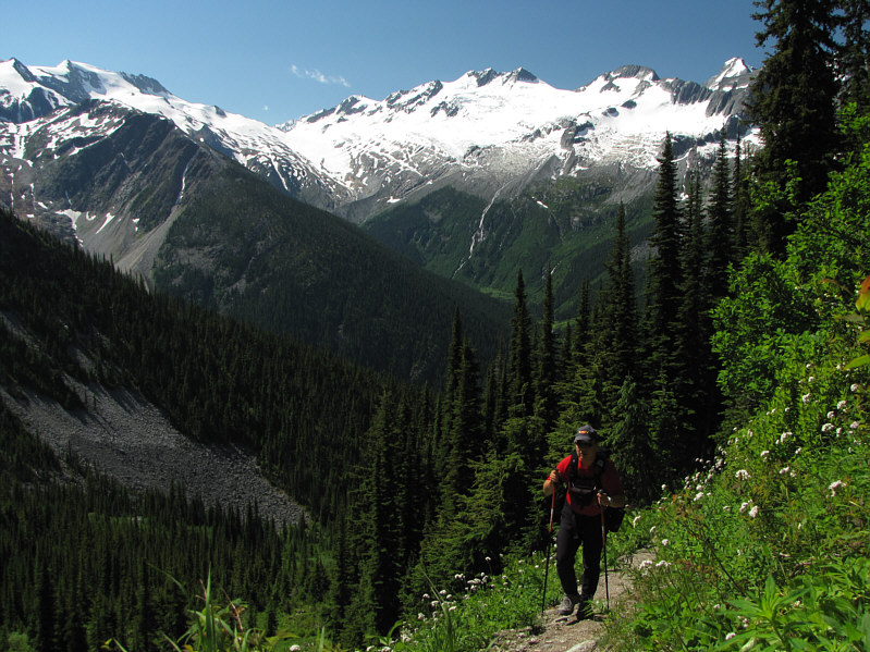 About 2 hours of steady hiking to get here from the trailhead.