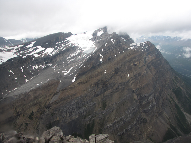 Didn't see the summit all day.