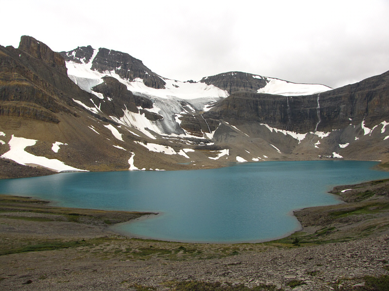 The lake is remarkably beautiful regardless of the weather.