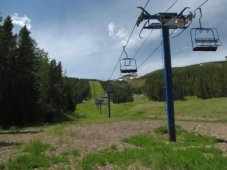 It's a shame that the lifts weren't operating on this day!