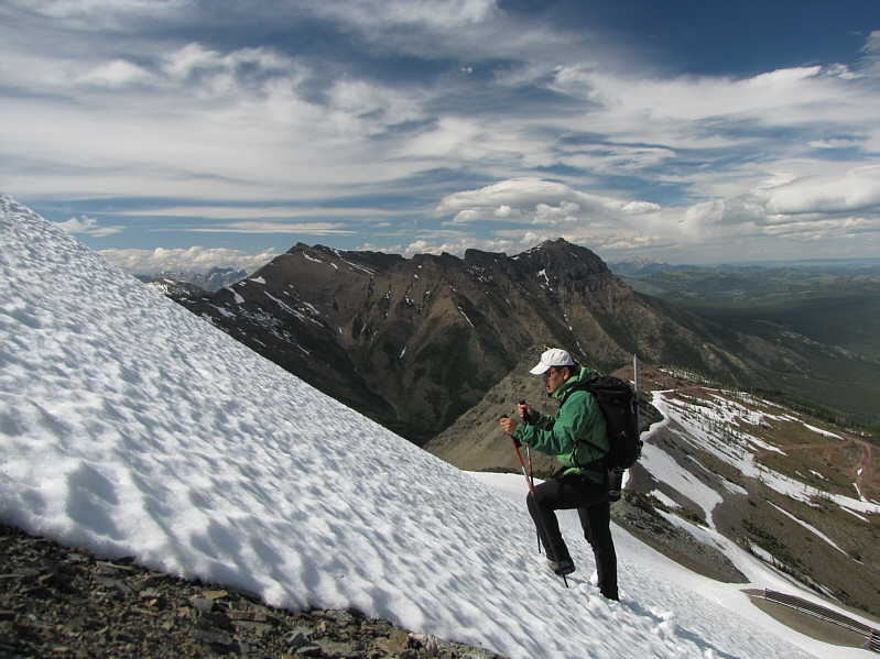 Unfortunately, I didn't come back this way. The snow would have been ideal for glissading.