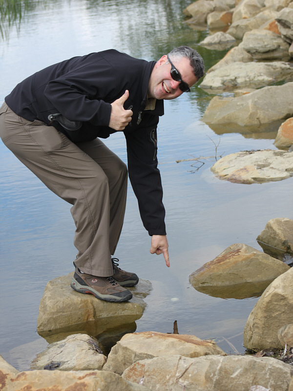 Serge was one of the designated hecklers on this day!