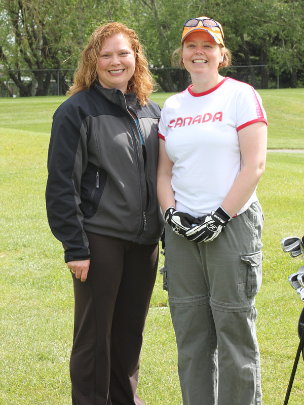 I think they were more chatty on the course than all the foursomes!