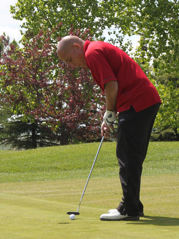 Didn't his partners allow him a gimme here??