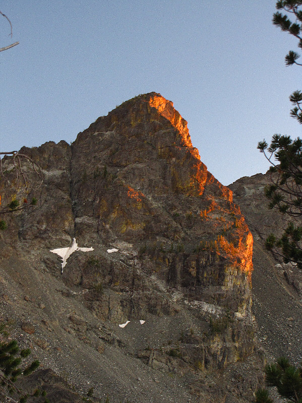 Climbing back up to Goat Pass at the end of a long day really sucks!