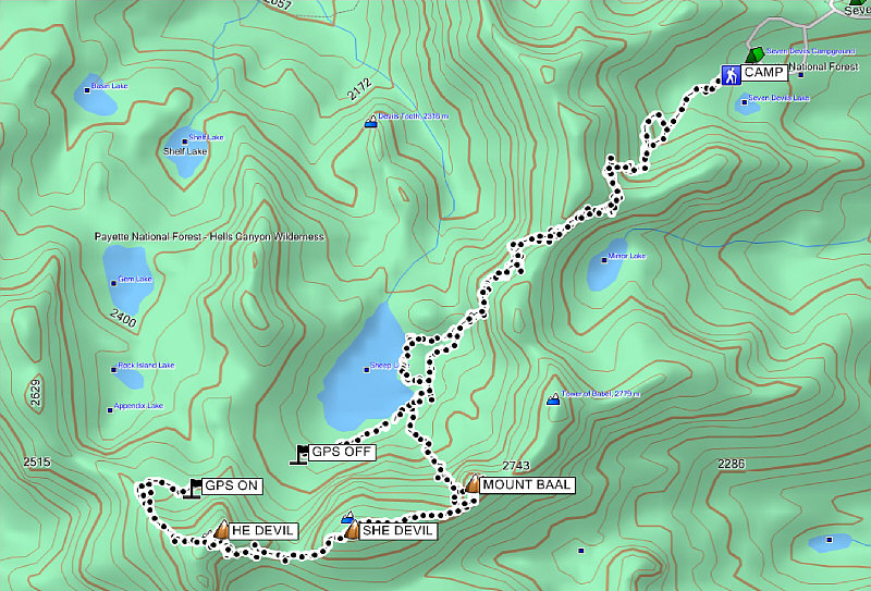 Maybe add 0.5 km distance and 150 m elevation gain.