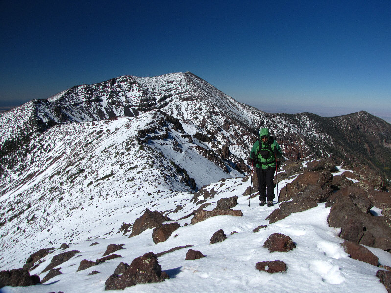 Hey, what's with the footprints IN FRONT of me??