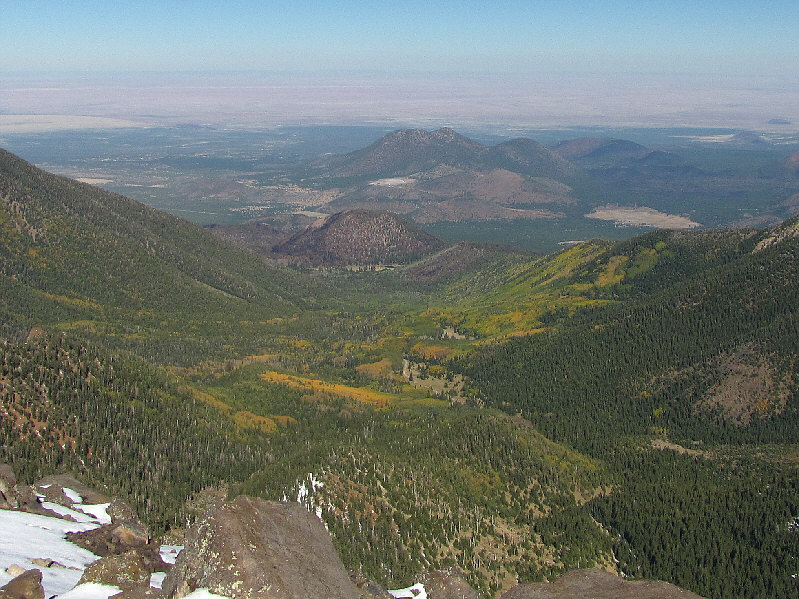An aquifer is the source of the many springs in this basin.