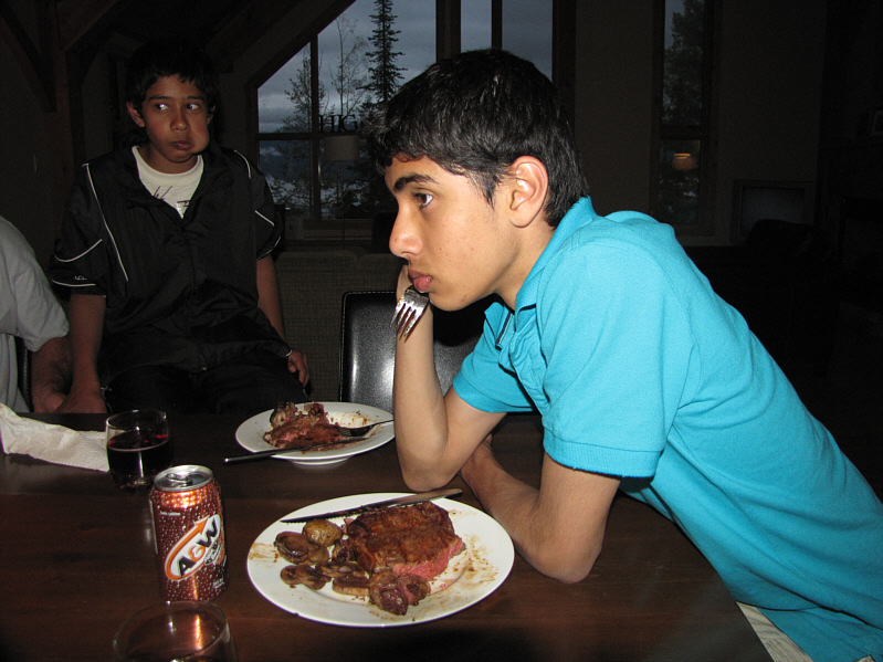 Keep eating, Nathan. You could use the extra protein!