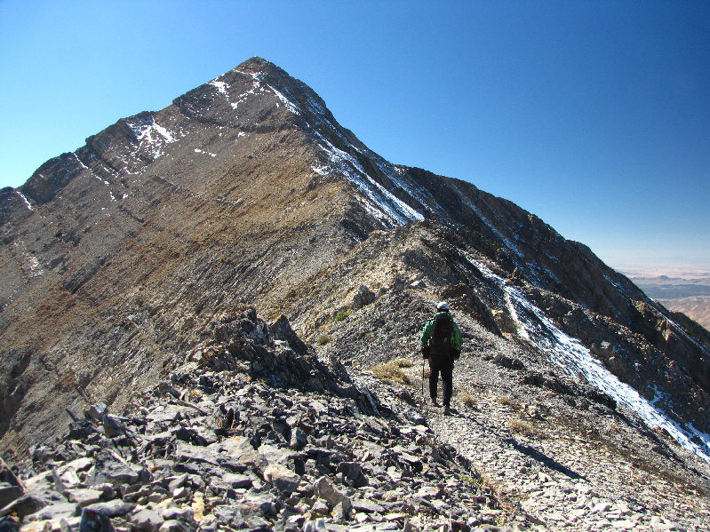 The snow patches weren't a significant factor on this day.