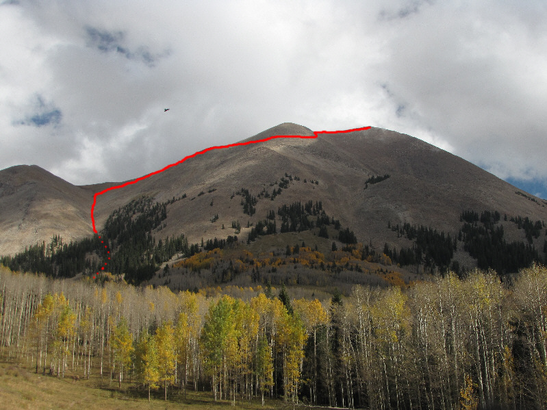 Unless you like treadmill scree, don't bother with any short cuts.