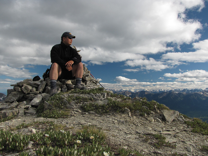 A bit of a chilly breeze but otherwise not a bad evening to be up here.