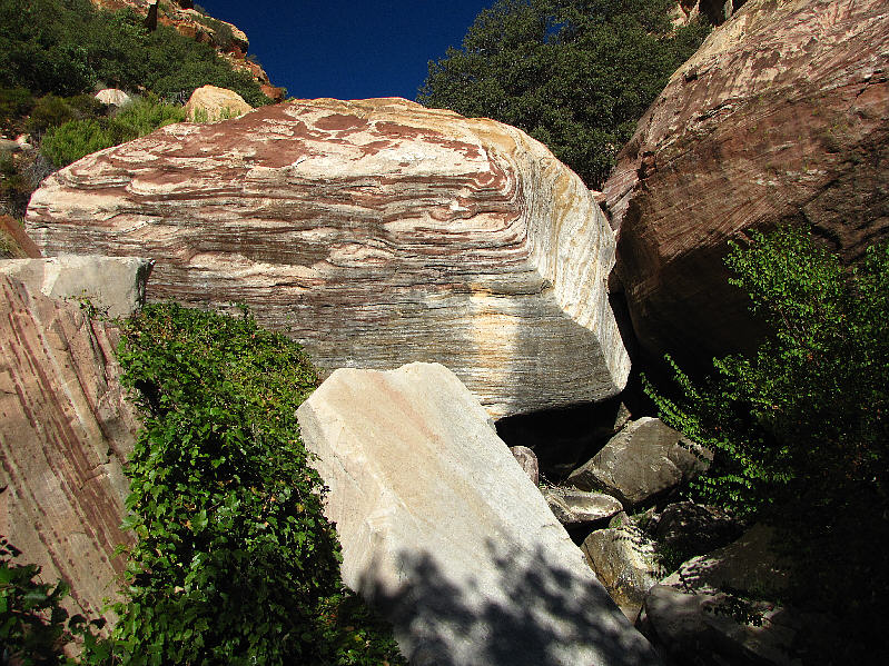 A route-finding nightmare both going up and coming down.