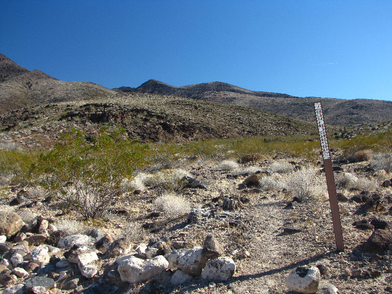 At this point, I mistakenly thought the dark peak left of centre was my objective.