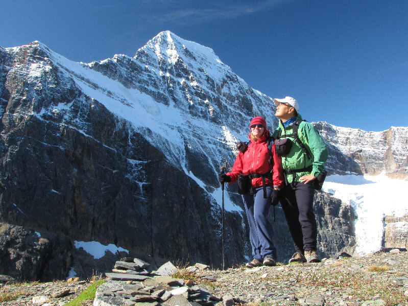 It's possible to climb higher and bag an unnamed peak, but we didn't.