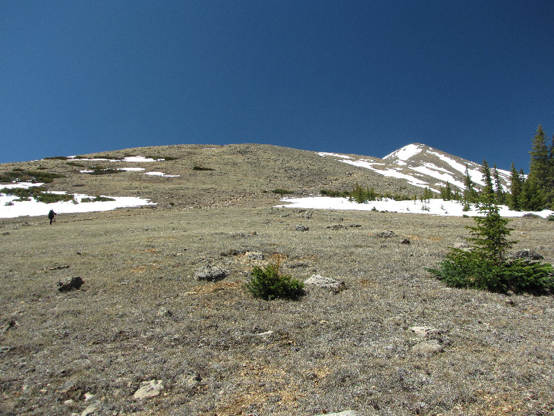 Only 800 metres of climbing left from here...sigh.