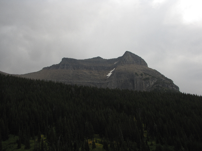 Of course, this is a foreshortened view of the west face.