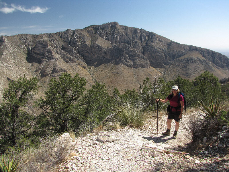 There is a good trail that goes up there too.