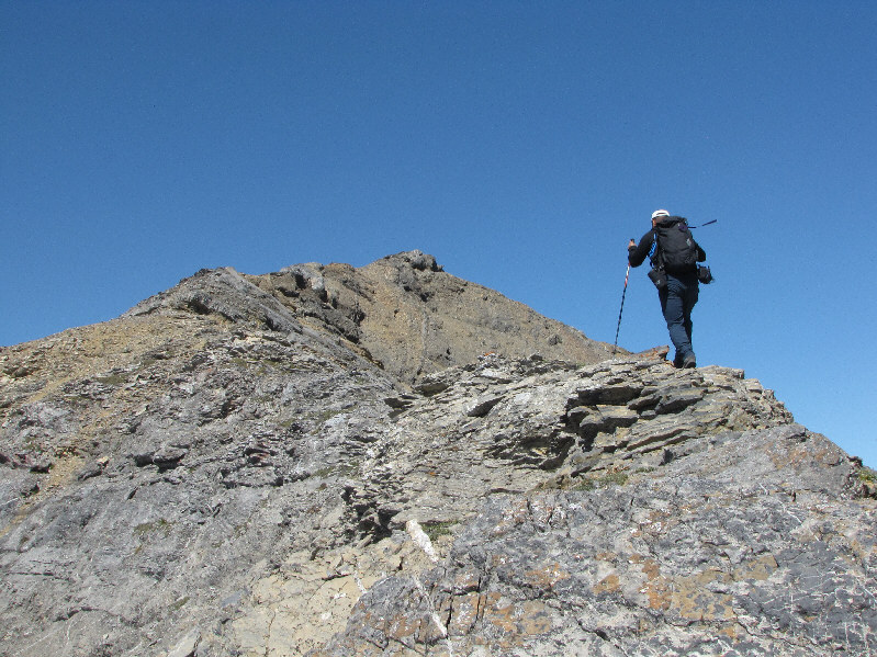 I actually thought the visible high point here was the summit at the time.