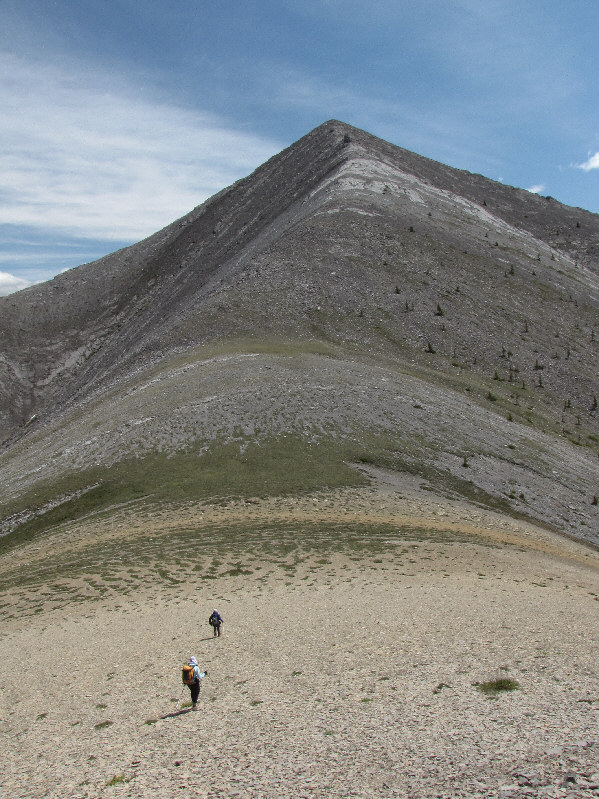 It's another 45 minutes to the top from here.