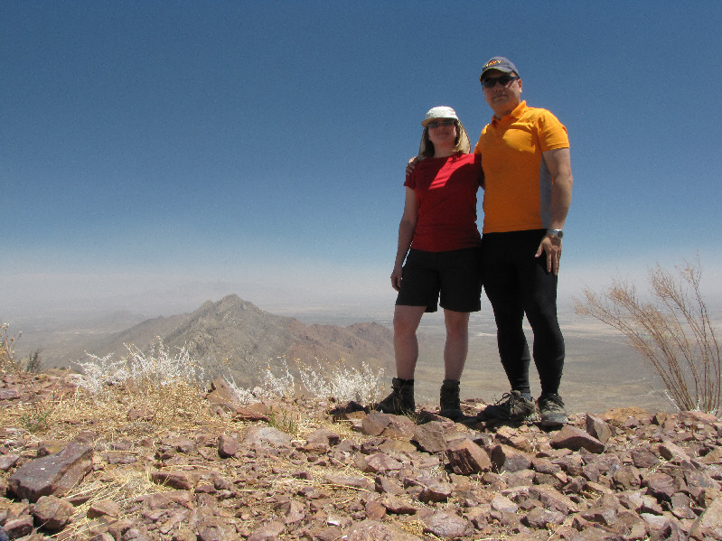 Highest point in the Franklin Mountains and our first Texas peak!