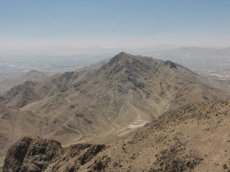 Interestingly, there is also a Mount Franklin just south of South Franklin Mountain.
