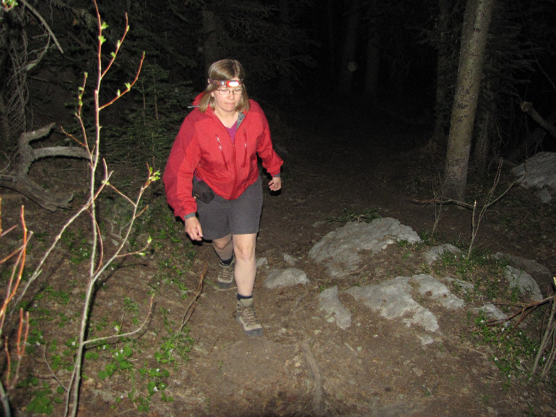 The air was smoky at this point.