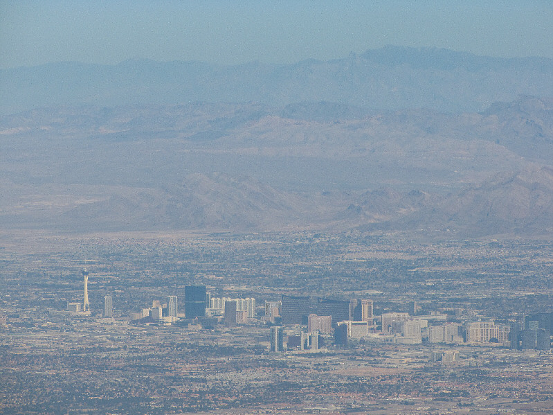 Click here for the view of Potosi Mountain from our room at Treasure Island!