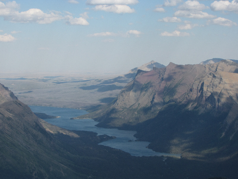 Divide Mountain is also visible in the distance behind the intervening ridge.