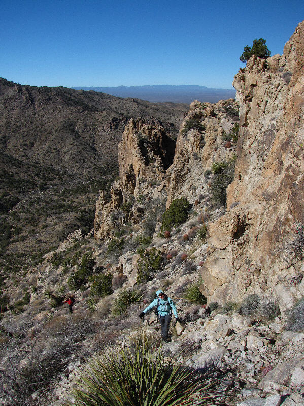 Of course, it would have been easier if we had found the proper trail...