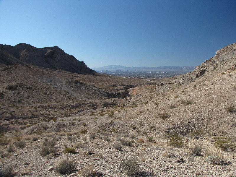 If you use this approach, you don't have to climb over the low pass, but you also start lower and have a longer hike in.