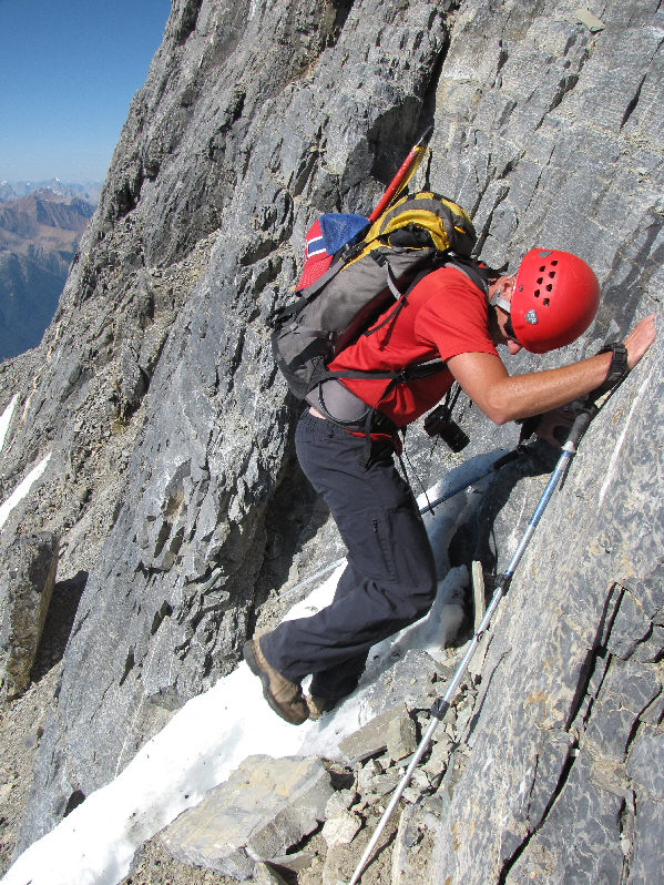 With the snow, this really isn't even scrambling anymore!