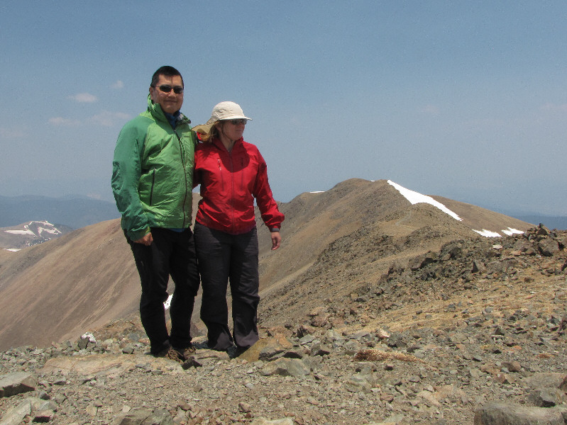 The plaque, the USGS topo map, and my GPS actually all agree on the elevation here!