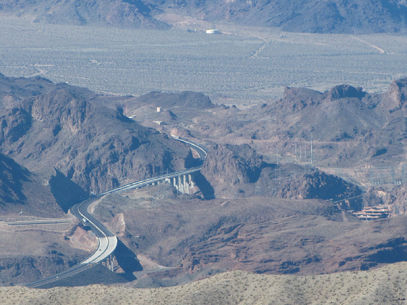 Much nicer than driving over the congested Hoover Dam.