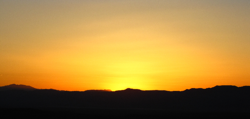 The end of another beautiful day in Mount Wilson Wilderness.