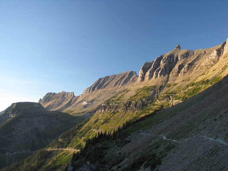 Even at this late hour, we passed a few people going the other way on the trail!