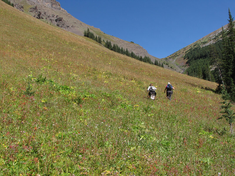 Unpleasant hiking.