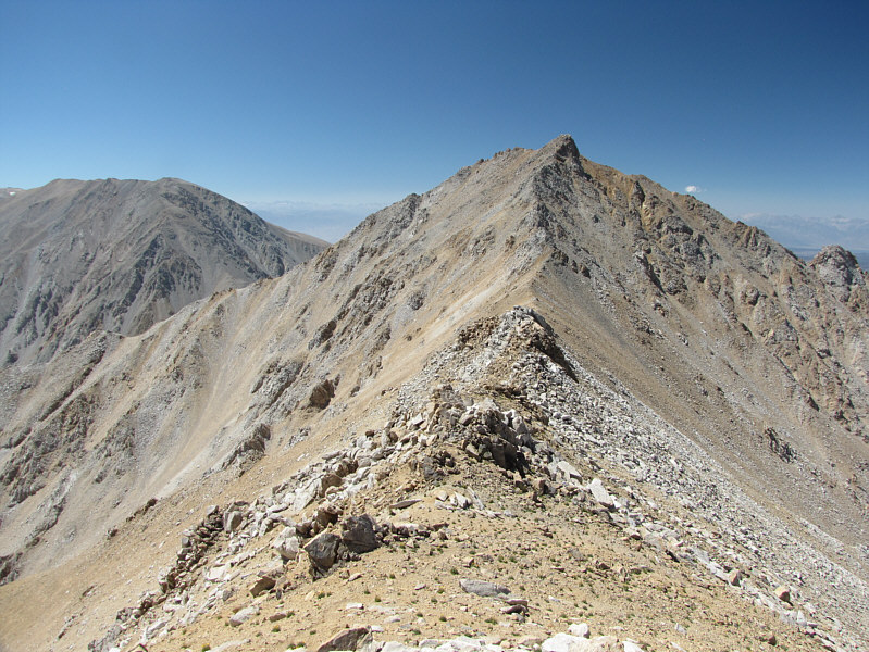 The connecting ridge is more complicated than it appears here.