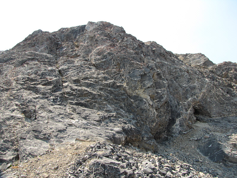 Head right past the cave here.